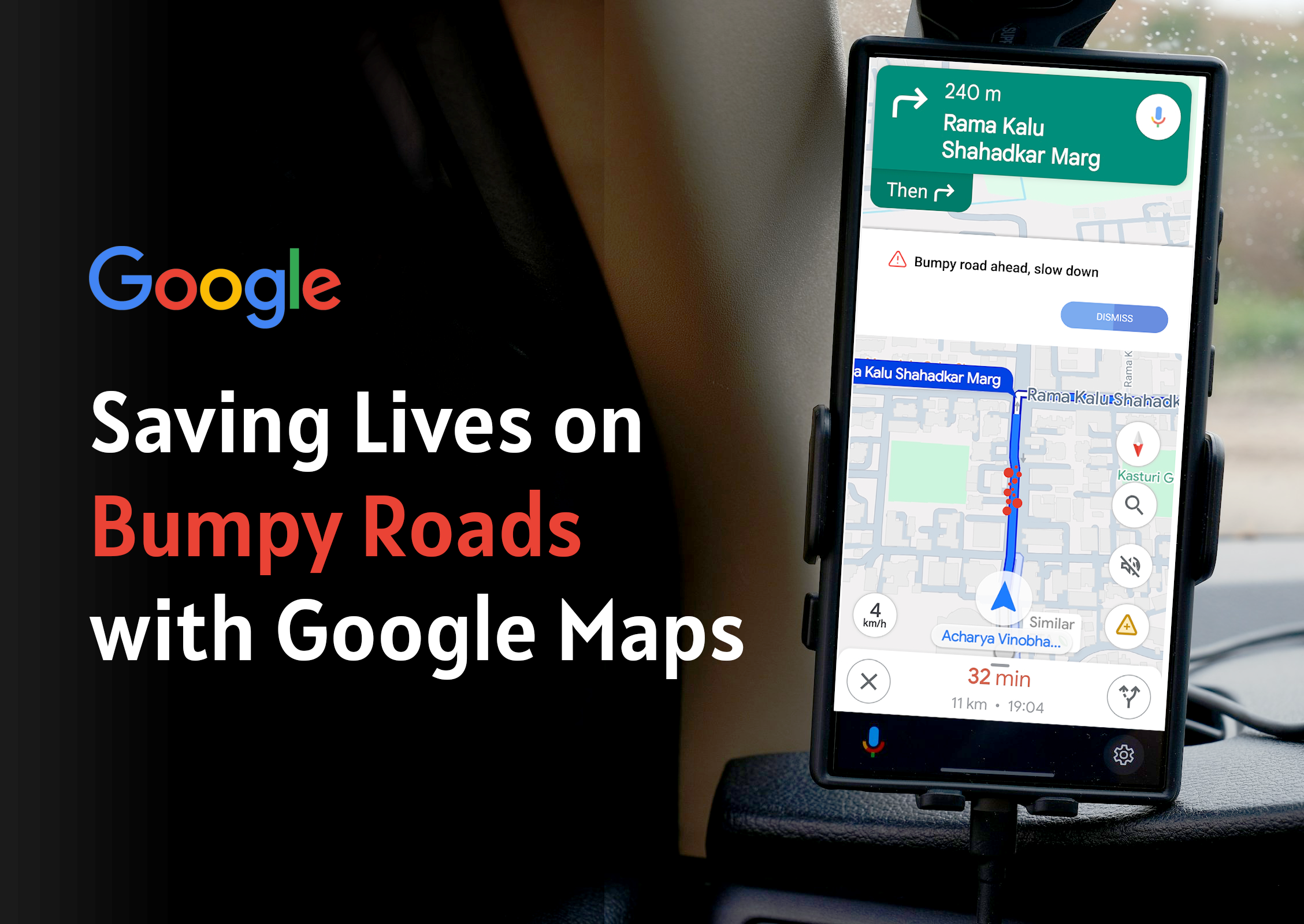 Small Alerts, Big Impact: Saving Lives on Bumpy Roads with Google Maps